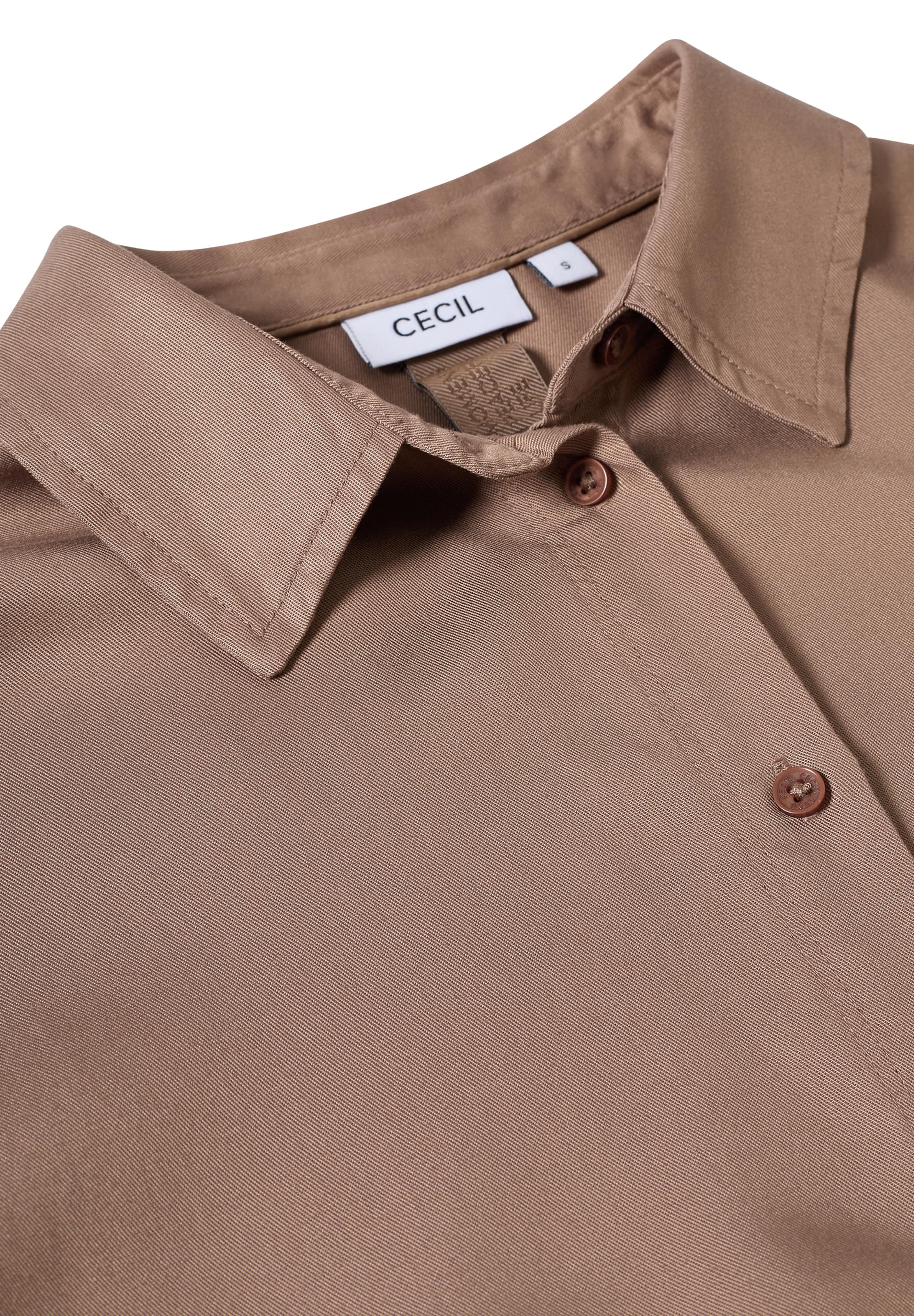 CECIL Bluse in Braun