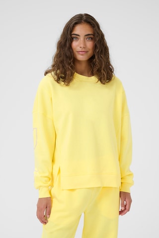CULTURE Sweatshirt i gul: forside