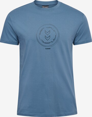 Hummel Shirt in Blauw: voorkant