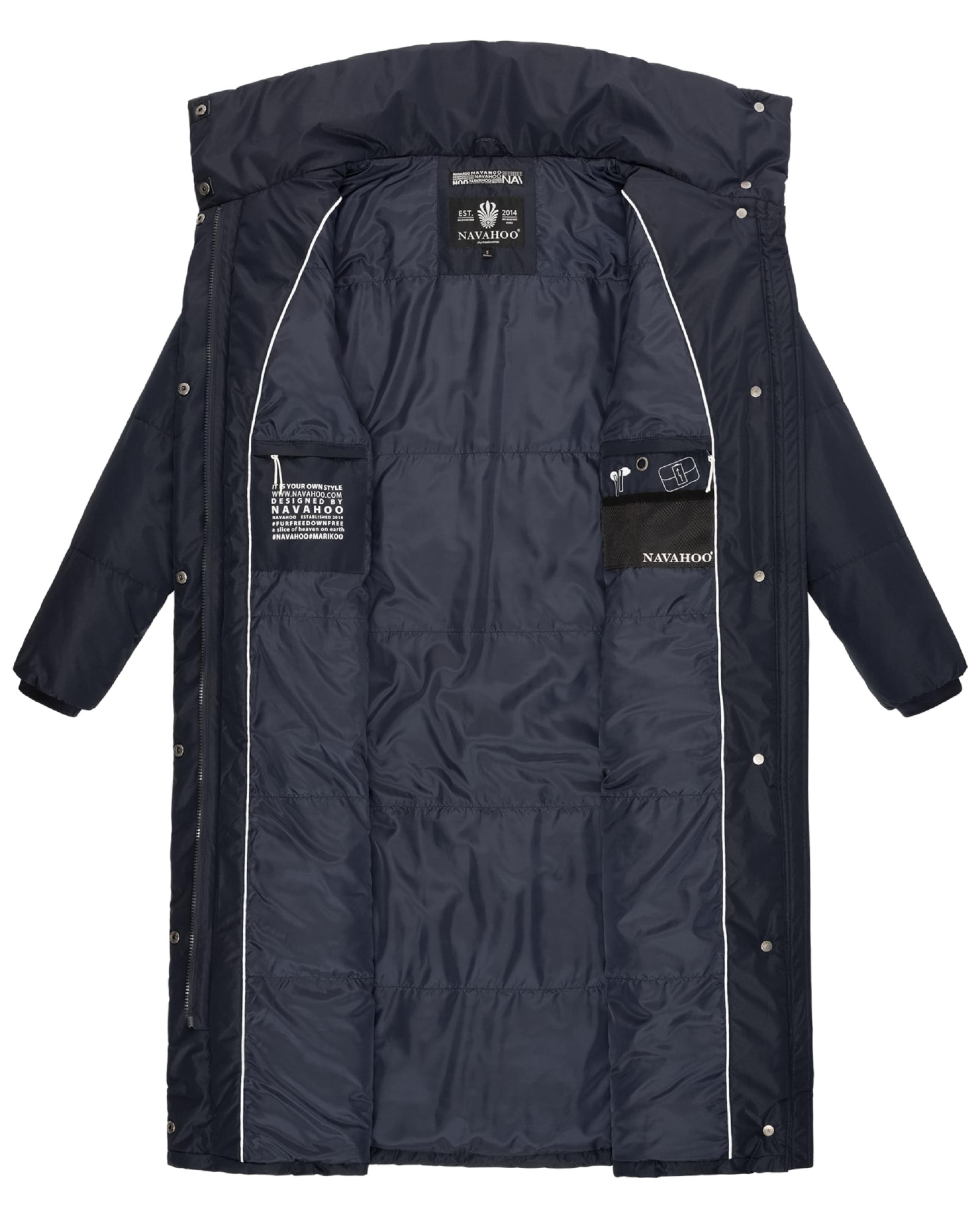 Cappotto invernale 'Mirenaa' di NAVAHOO in blu