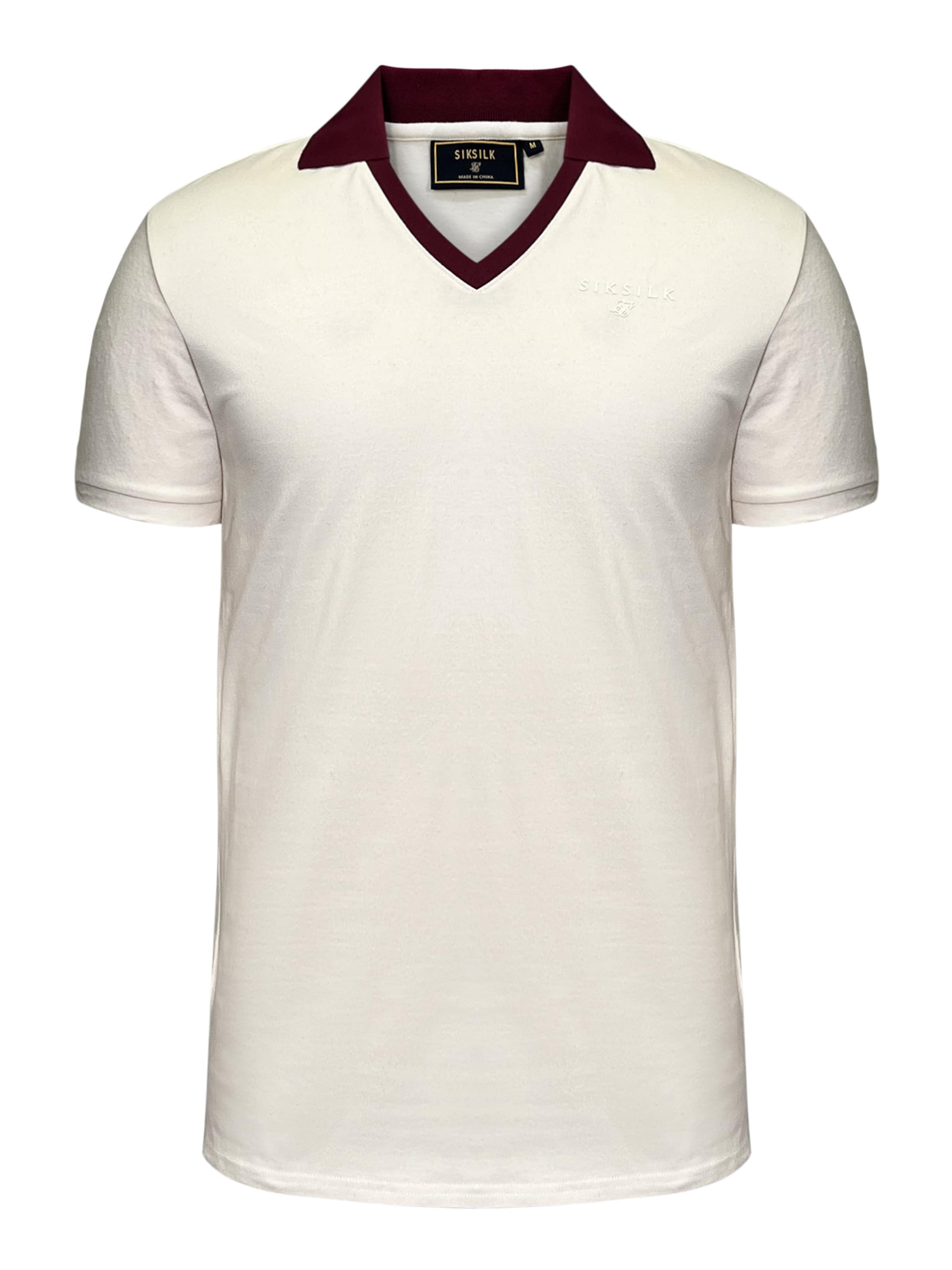 SikSilk Shirt in Beige: voorkant