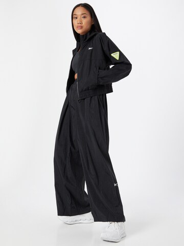 Reebok Sportjas in Zwart