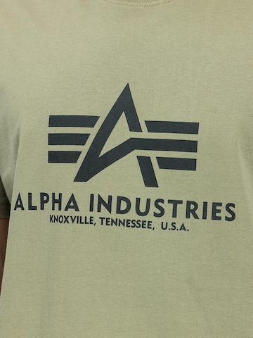 ALPHA INDUSTRIES Shirt 'Basic 2 Pack'‌‌‌‌‌‌‌‌ in Rot