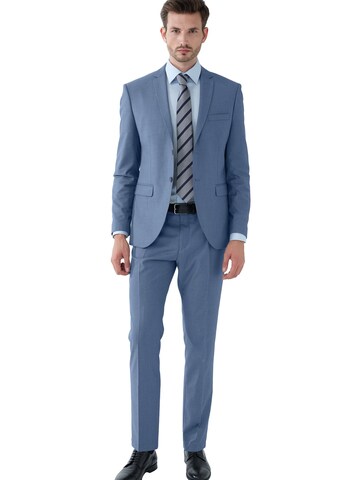 Steffen Klein Slimfit Pak in Blauw: voorkant