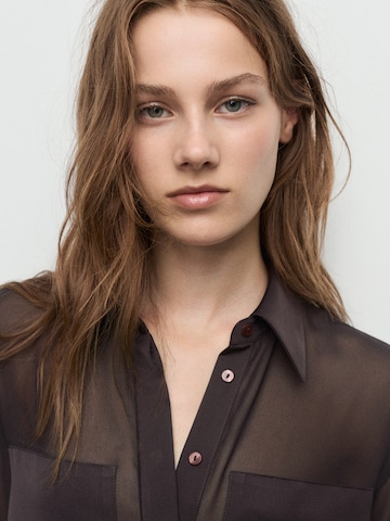 MANGO Blouse 'DOYLE' in Brown