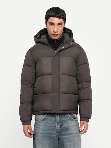 JACK & JONES Kurtka zimowa 'JCOUNION' w kolorze brązowy: przód
