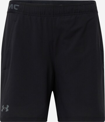 UNDER ARMOUR Regular Workout Pants 'Vanish' in Black: front