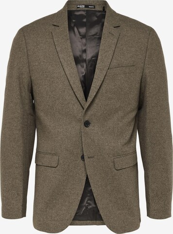 SELECTED HOMME Regular Fit Sakko in Braun: predná strana