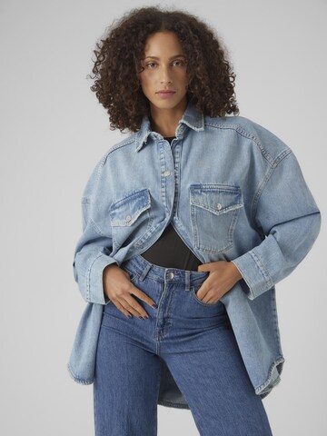 VERO MODA Bluse 'RIVER' in Blau