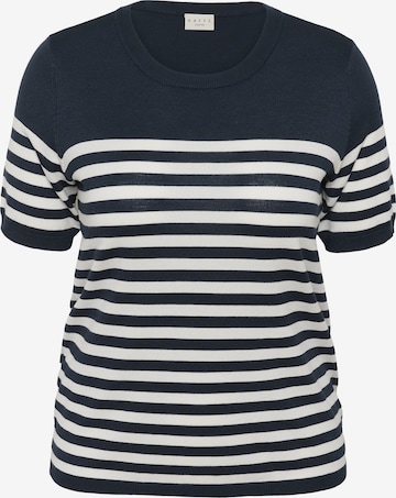 KAFFE CURVE - Pullover 'Lizzy' em azul: frente