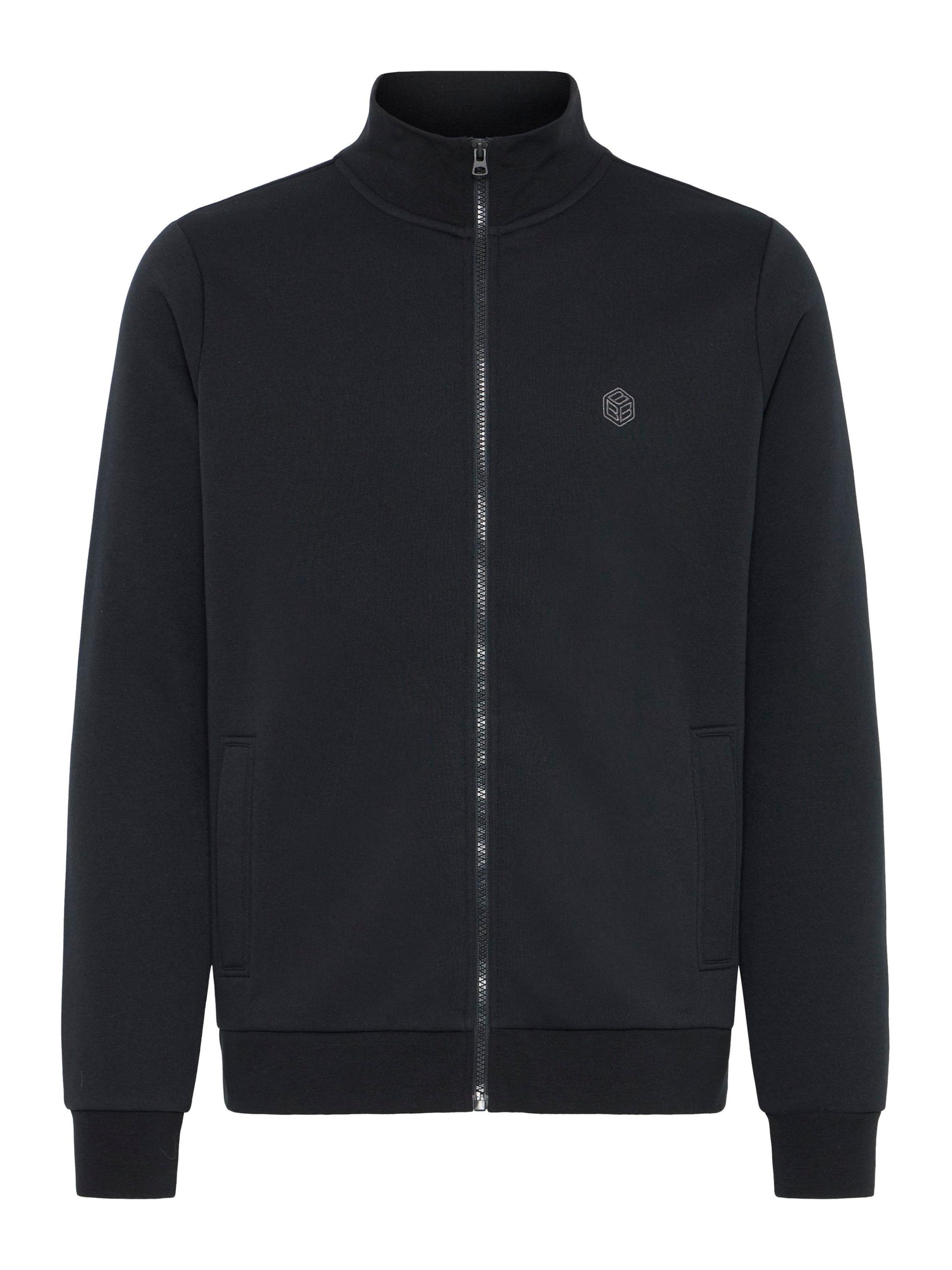 BLEND - Sudadera con cremallera ' BHTomi ' en negro: frente