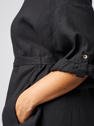 Tom Tailor Women + Shirt Dress in Black