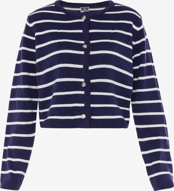 DreiMaster Maritim Knit Cardigan in Blue: front