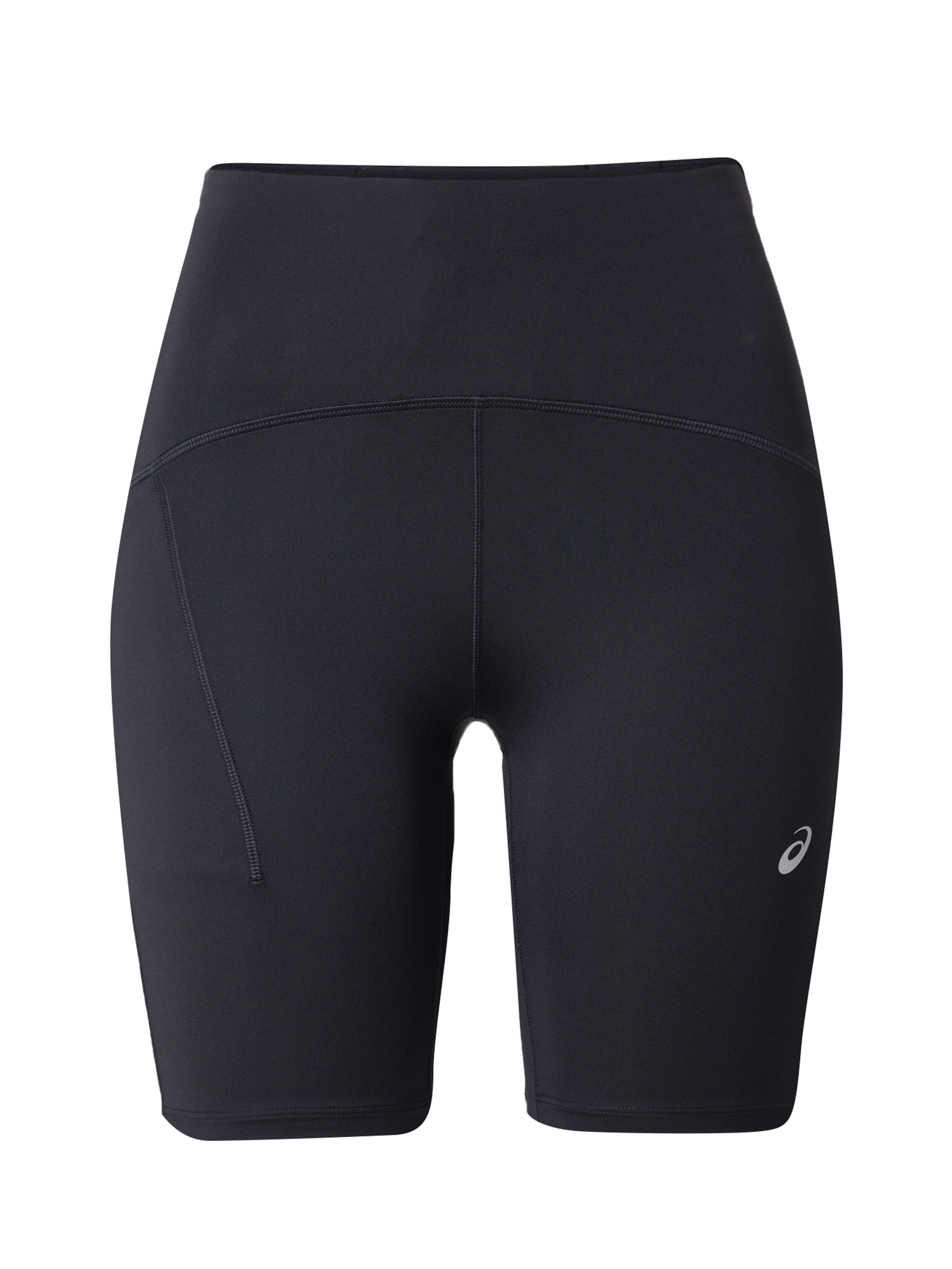 ASICS - Skinny Calças de desporto em preto: frente