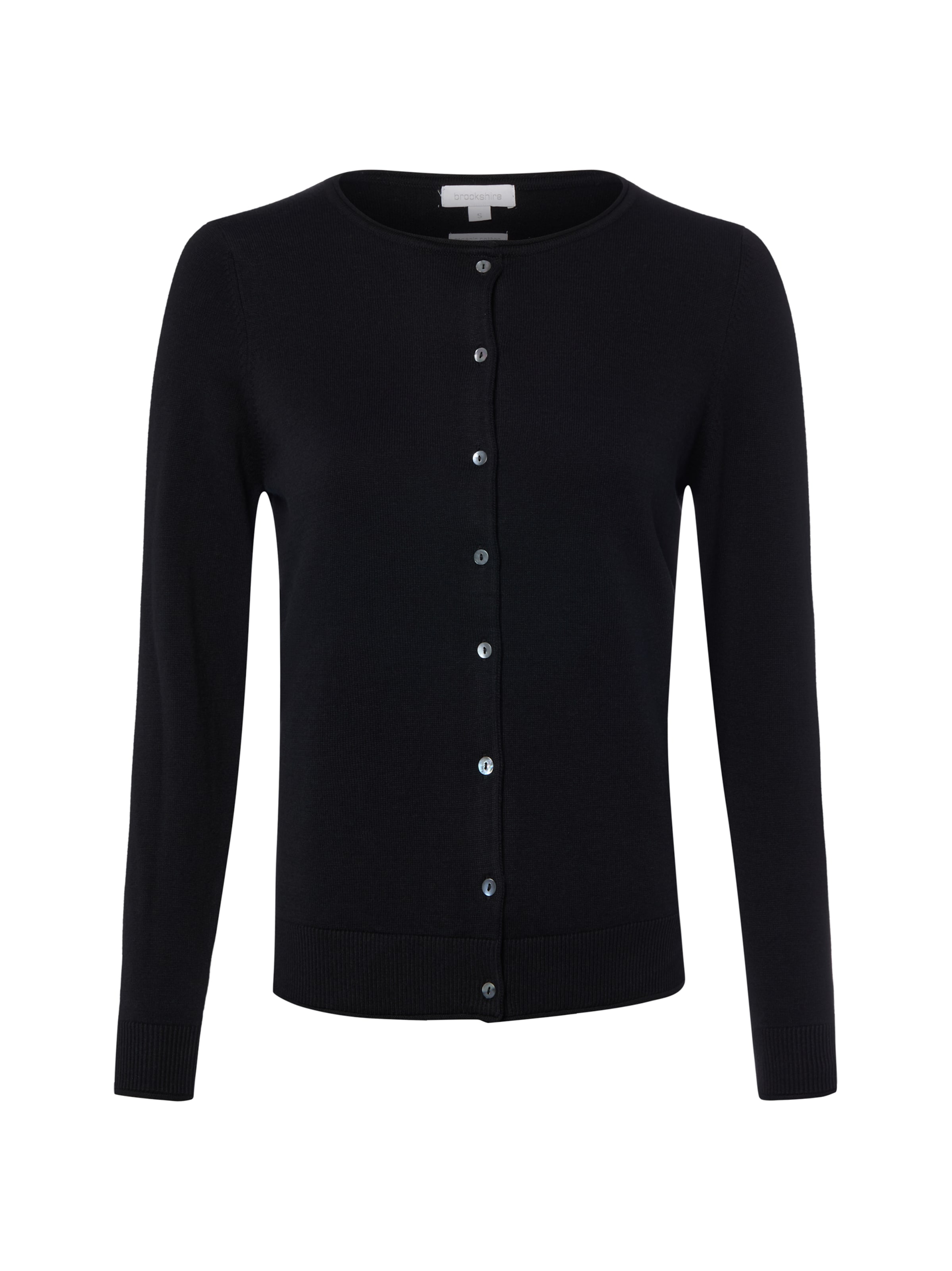 Cardigan Brookshire en noir : devant