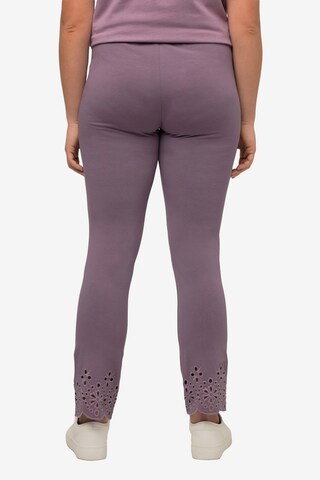 Skinny Pantalon Ulla Popken en violet