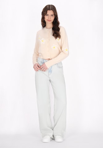 MYMO Gebreid vest in Beige