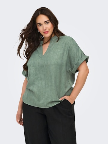 Chemisier 'BAY' ONLY Carmakoma en vert : devant