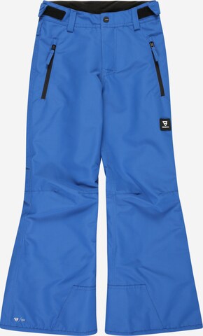 Loosefit Pantalon de sport 'Footraily' Brunotti Kids en bleu : devant