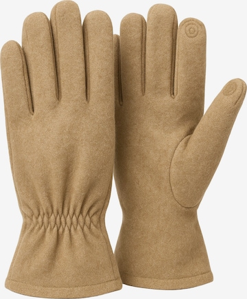 COLLEZIONE ALESSANDRO Fingerhandschuhe 'Modern' in Beige: Vorderseite