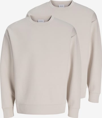 JACK & JONES Sweatshirt 'Barron' in Beige: Vorderseite