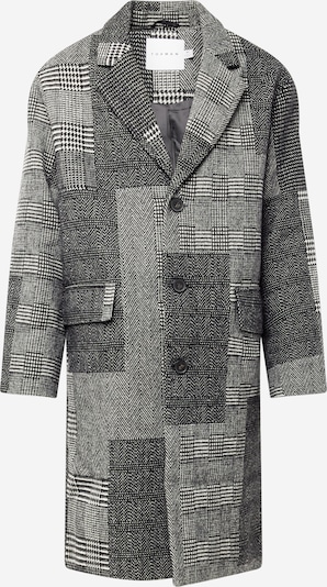 TOPMAN Manteau mi-saison en gris chiné / noir, Vue avec produit