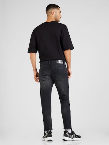 Calvin Klein Jeans Úzky strih Džínsy - Čierna