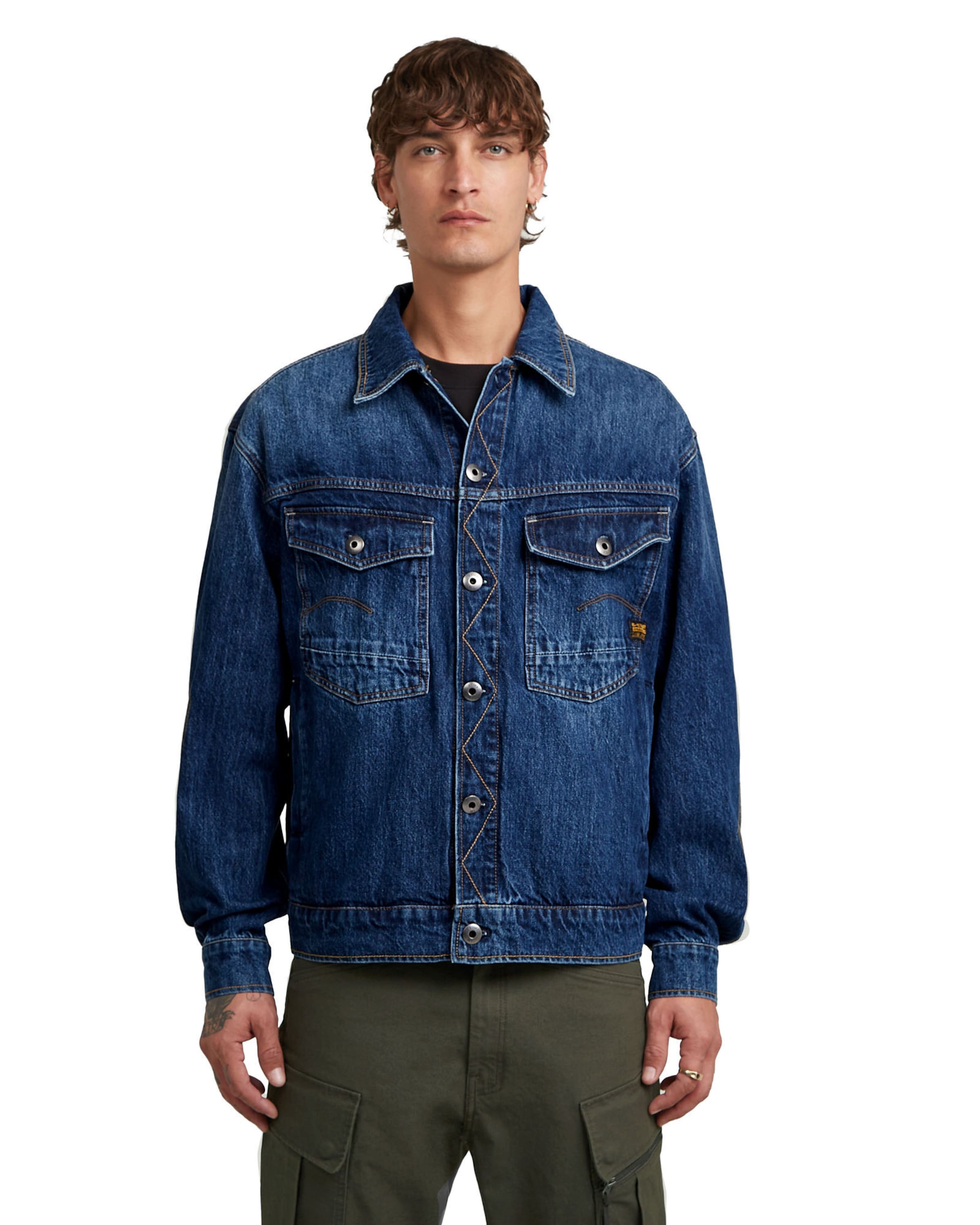 G-STAR Between-season jacket in Blue: front
