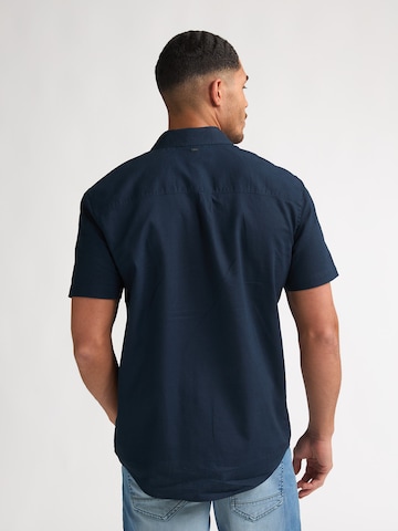 Petrol Industries Regular Fit Skjorte i blå