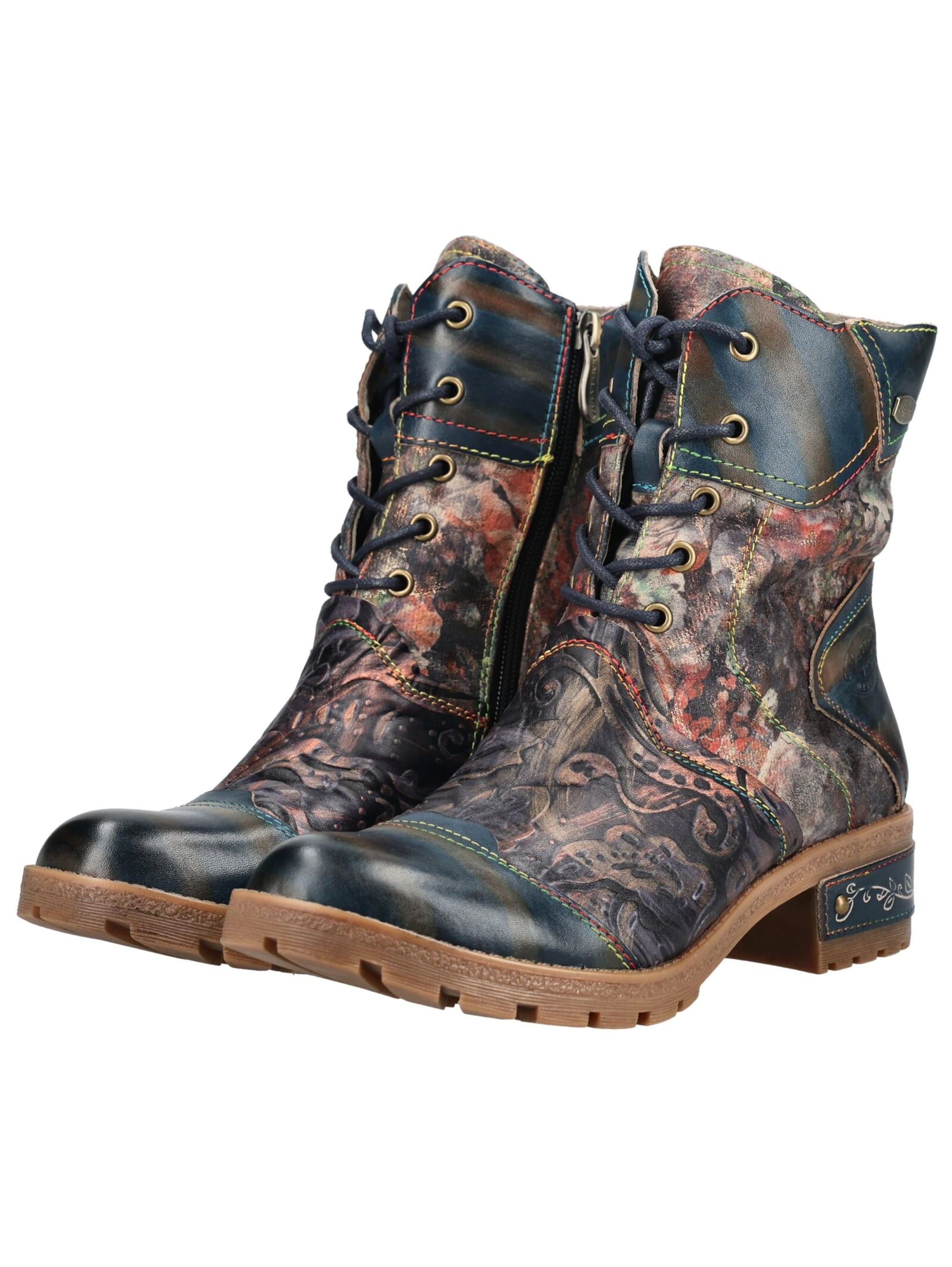 Bottines à lacets Laura Vita en bleu