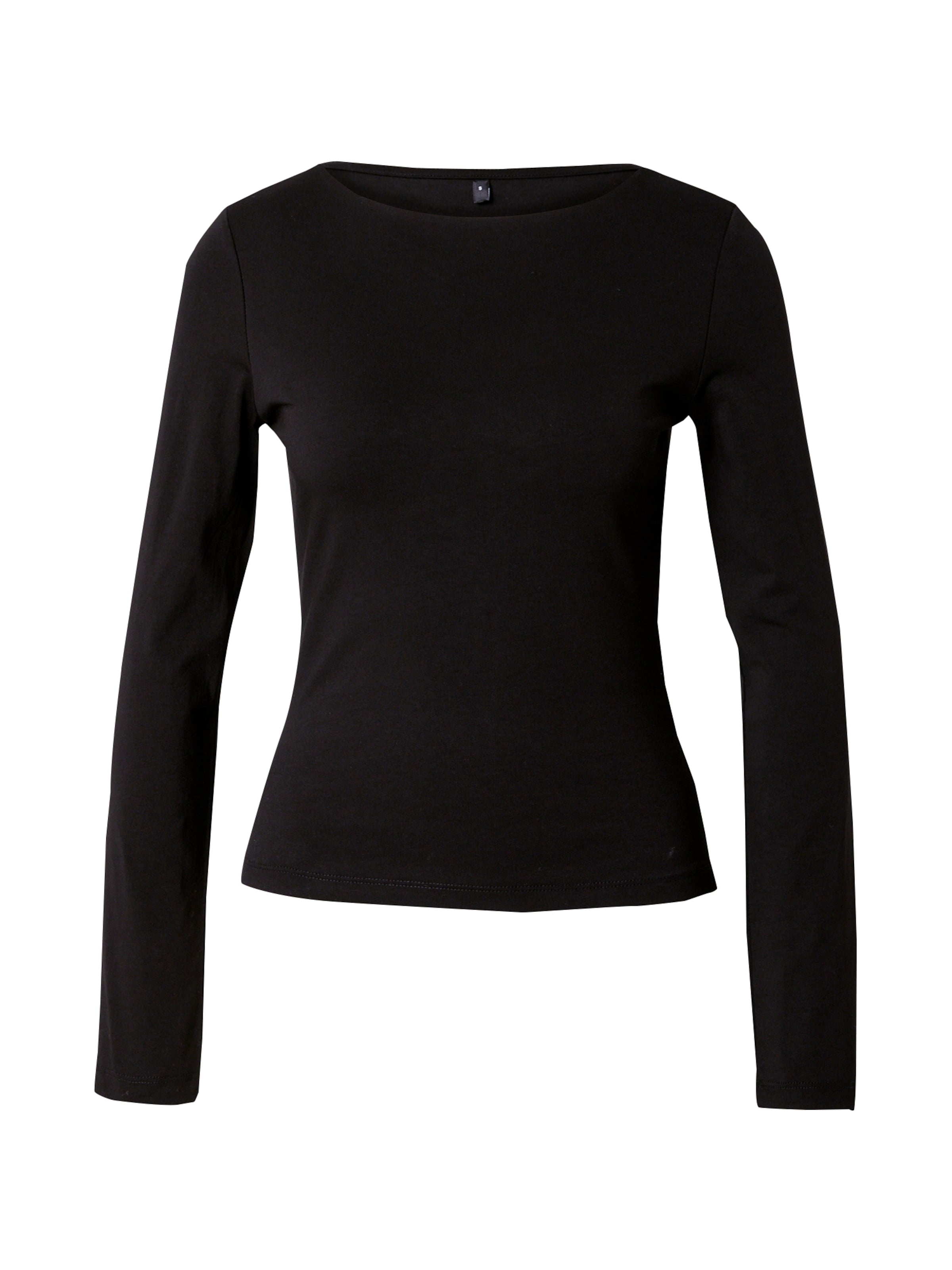 Trendyol - Camiseta en negro: frente