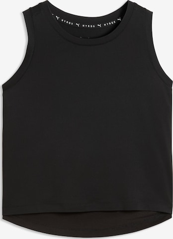 PUMA Sporttop in Schwarz: Vorderseite