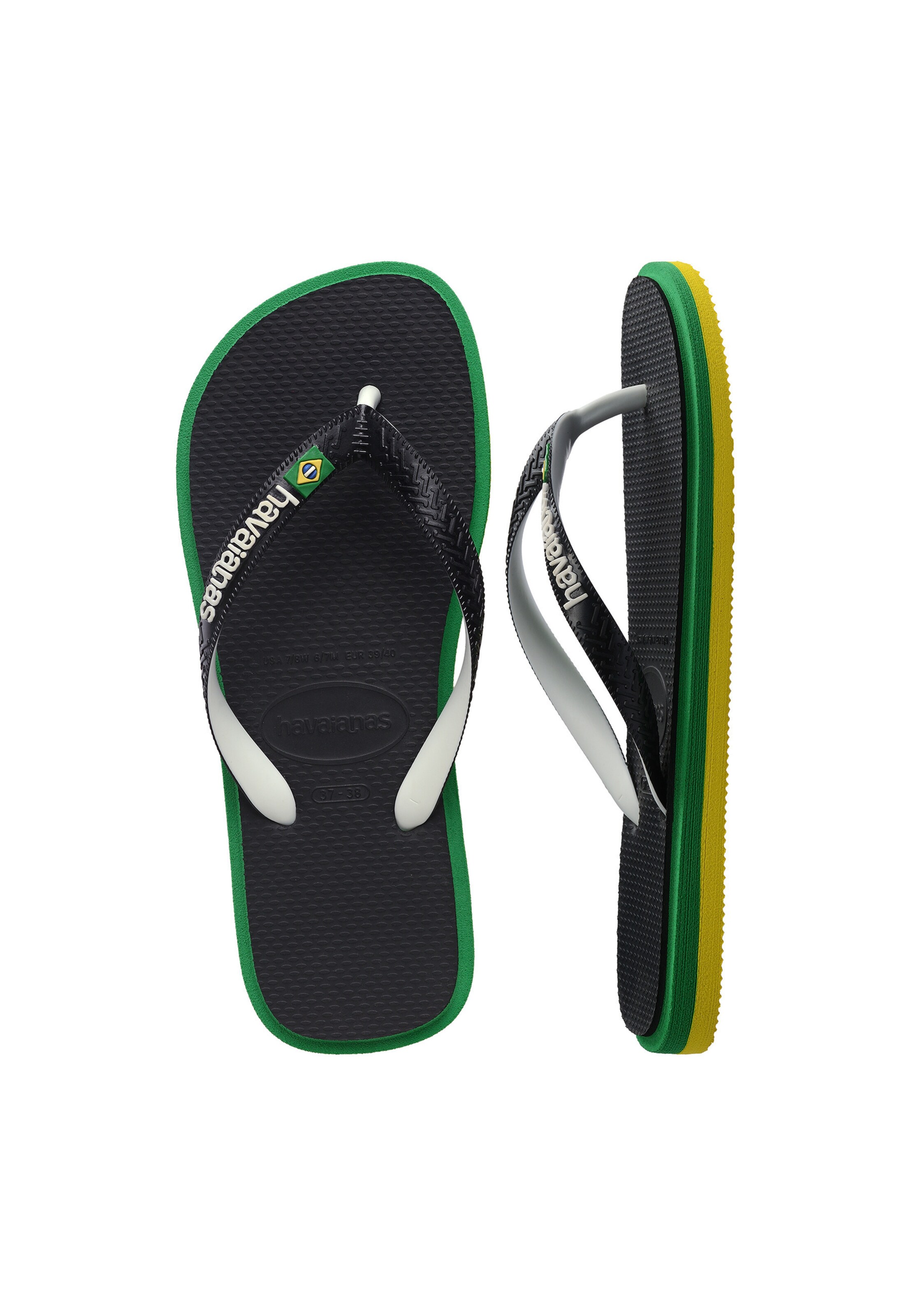 HAVAIANAS Mules 'Brasil' in Black