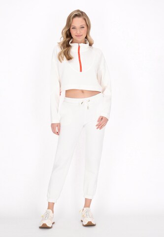 myMo ATHLSR - Sweatshirt 'Fashion Look' em branco