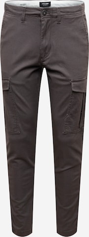 JACK & JONES - regular Pantalón cargo en gris: frente