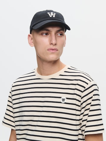 Tricou 'WWAce' de la WOOD WOOD pe negru