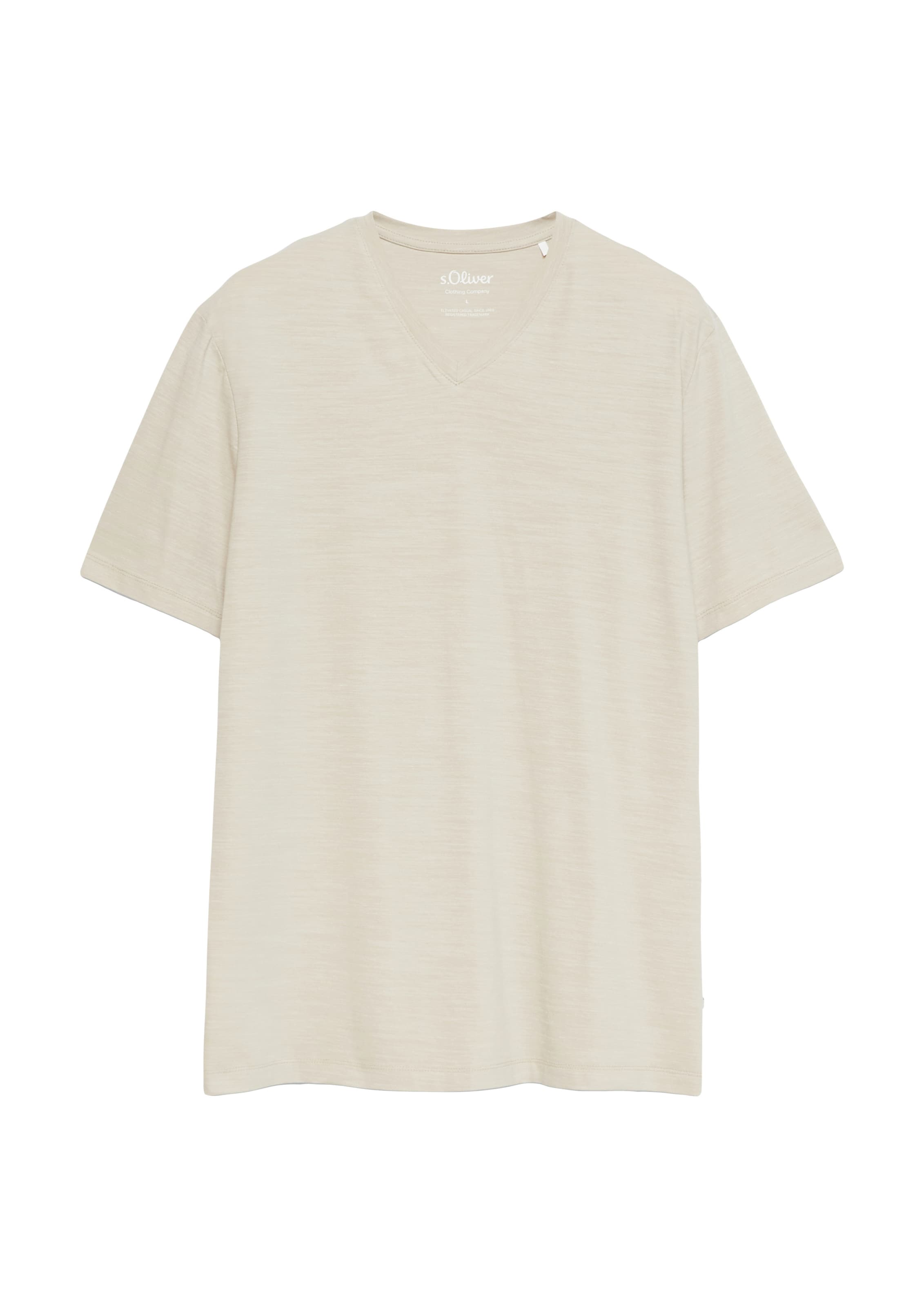 s.Oliver Shirt in Beige: front