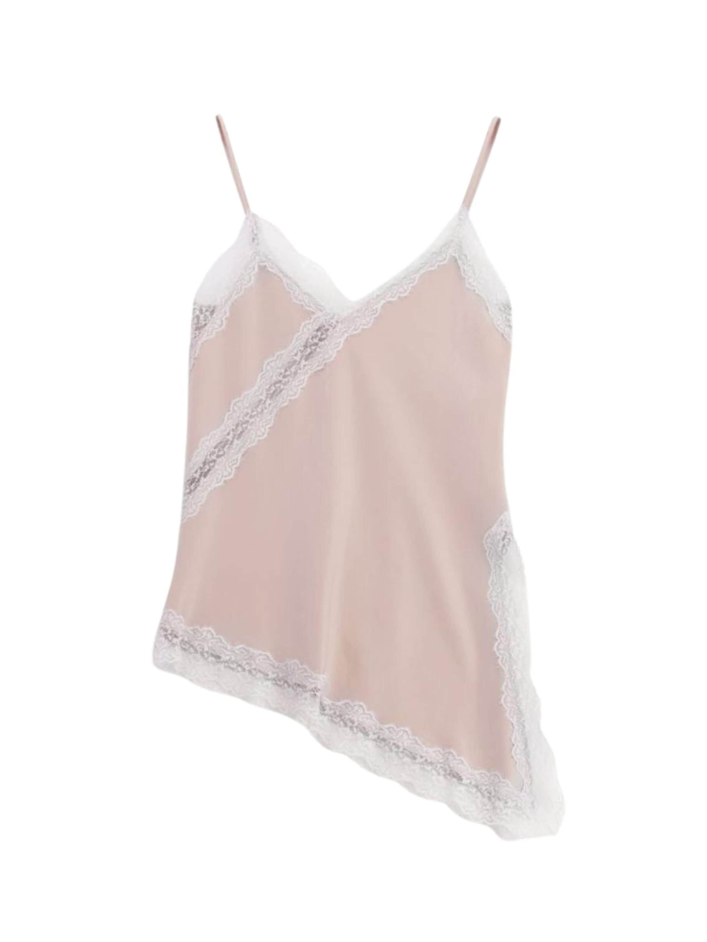 IMPERIAL - Top en rosa: frente