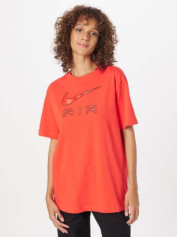 NIKE Performance shirt 'Air' in Orange: front