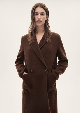 MANGO Between-Seasons Coat 'Choco' in Brown