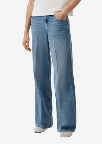 mėlyna s.Oliver Plačios klešnės Džinsai 'Suri': priekis