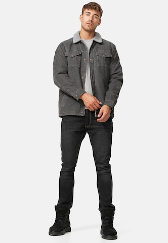 INDICODE JEANS Between-Season Jacket 'Tonni' in Grey