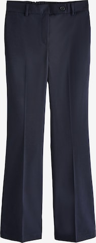 mėlyna Next Platėjantis Klostuotos kelnės: priekis