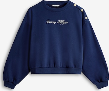 TOMMY HILFIGER Mikina - Modrá: predná strana