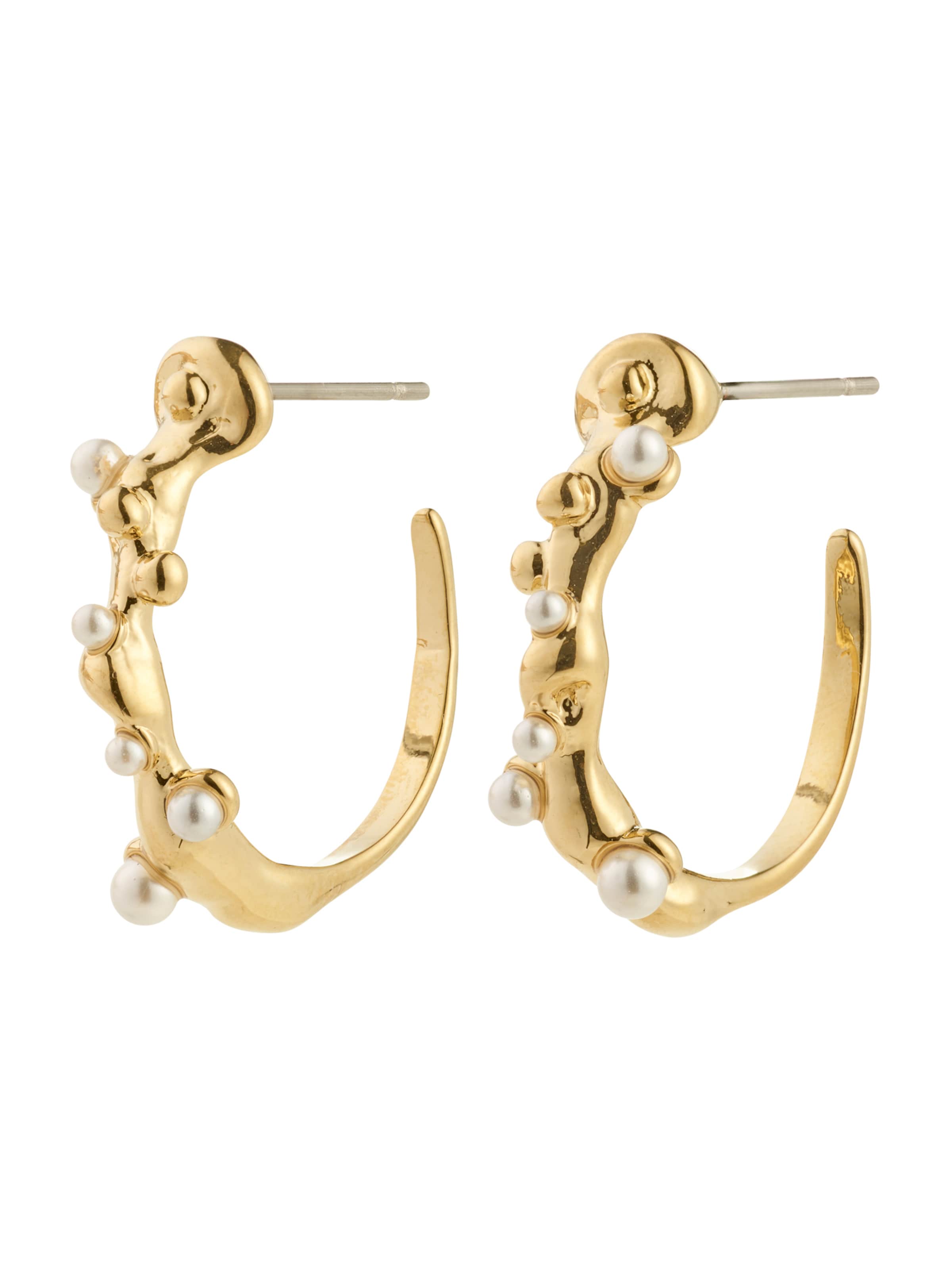 Pilgrim Øreringe 'Hadley' i guld: forside