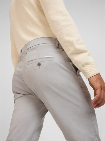 WOTEGA Slimfit Chinohose 'Glenn' in Grau