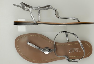 Lauren Ralph Lauren Sandals & High-Heeled Sandals in 37,5 in Silver: front