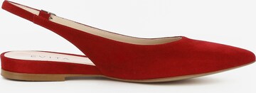 EVITA Damen Sling Pumps FRANCA in Rot