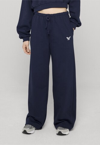 Felicious Regular Broek 'Terry' in Blauw: voorkant