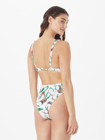 Nasty Gal Bustier Bikini w kolorze beżowy